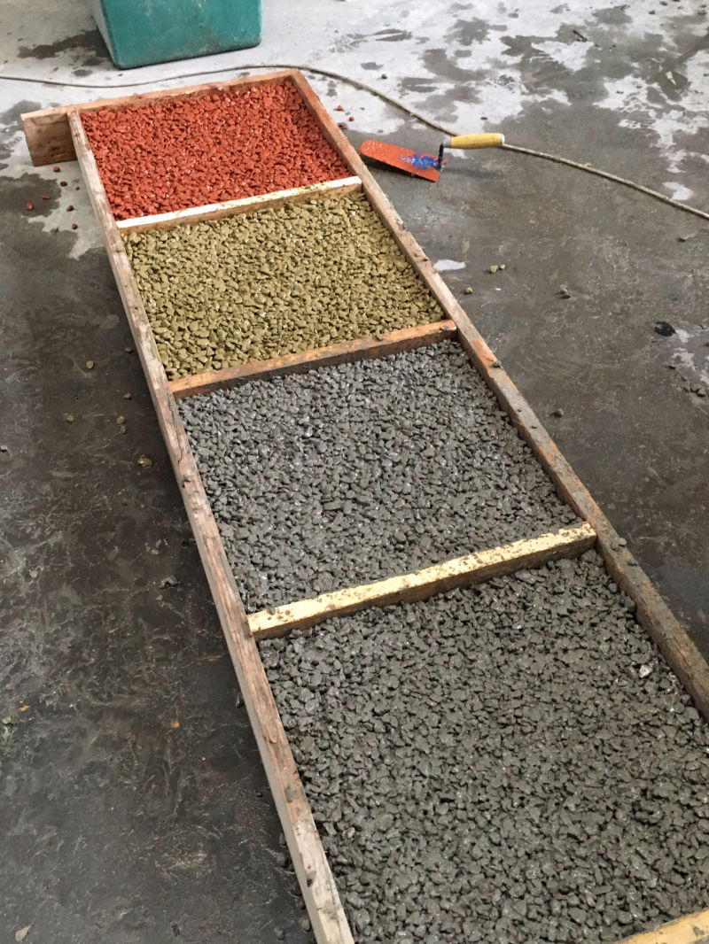 calcestruzzi colorati